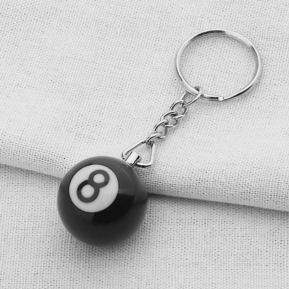 Eight hot sale ball keychain